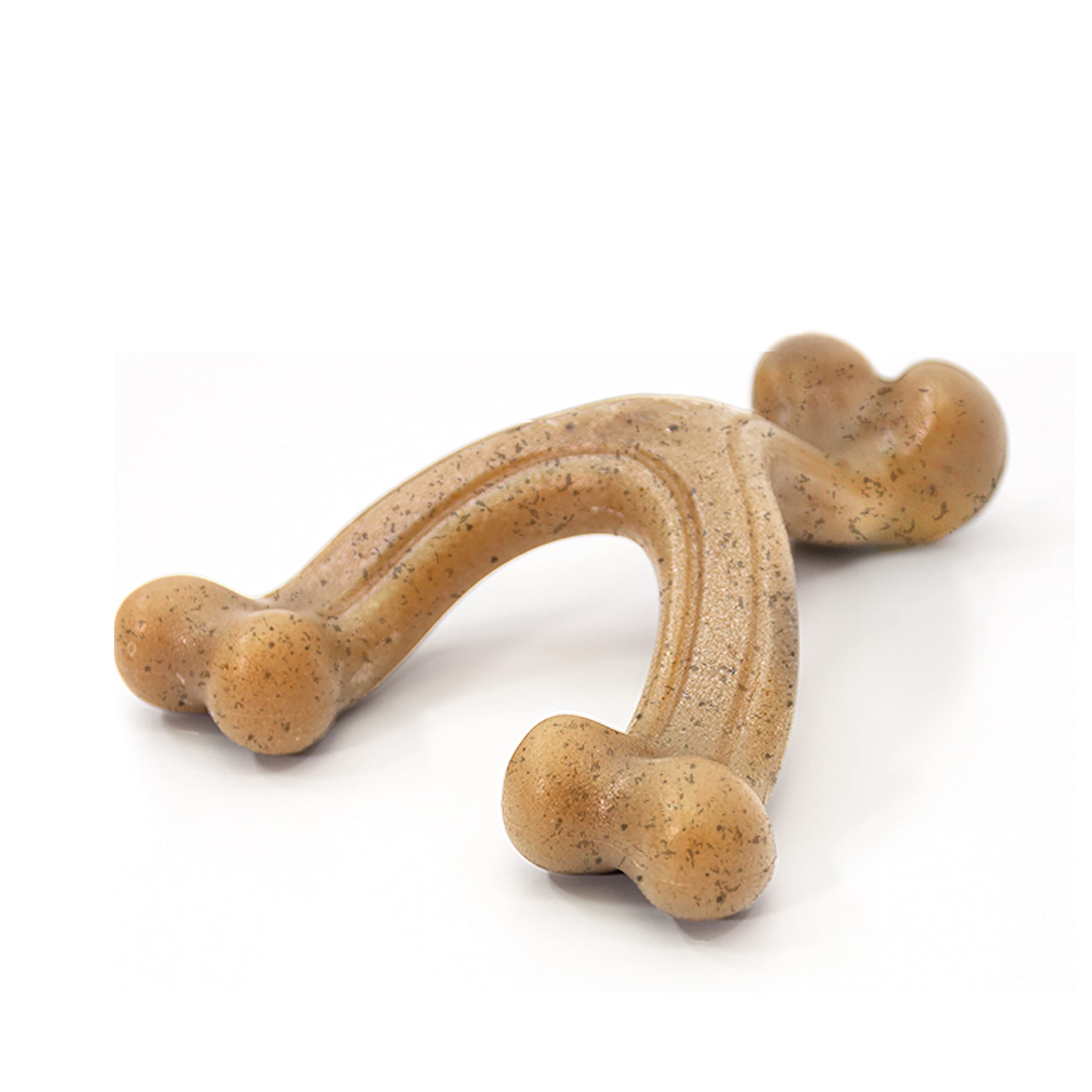 nylabone jouet wishbone avant emballage montrant forme et taille, durable