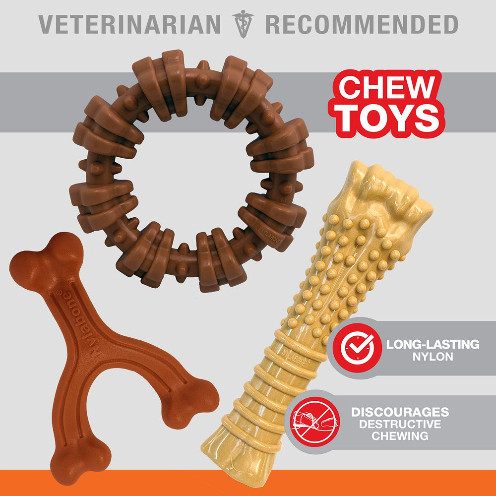 Nylabone wishbone design ergonomique pour prise facile et confort
