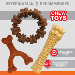 Nylabone wishbone design ergonomique pour prise facile et confort