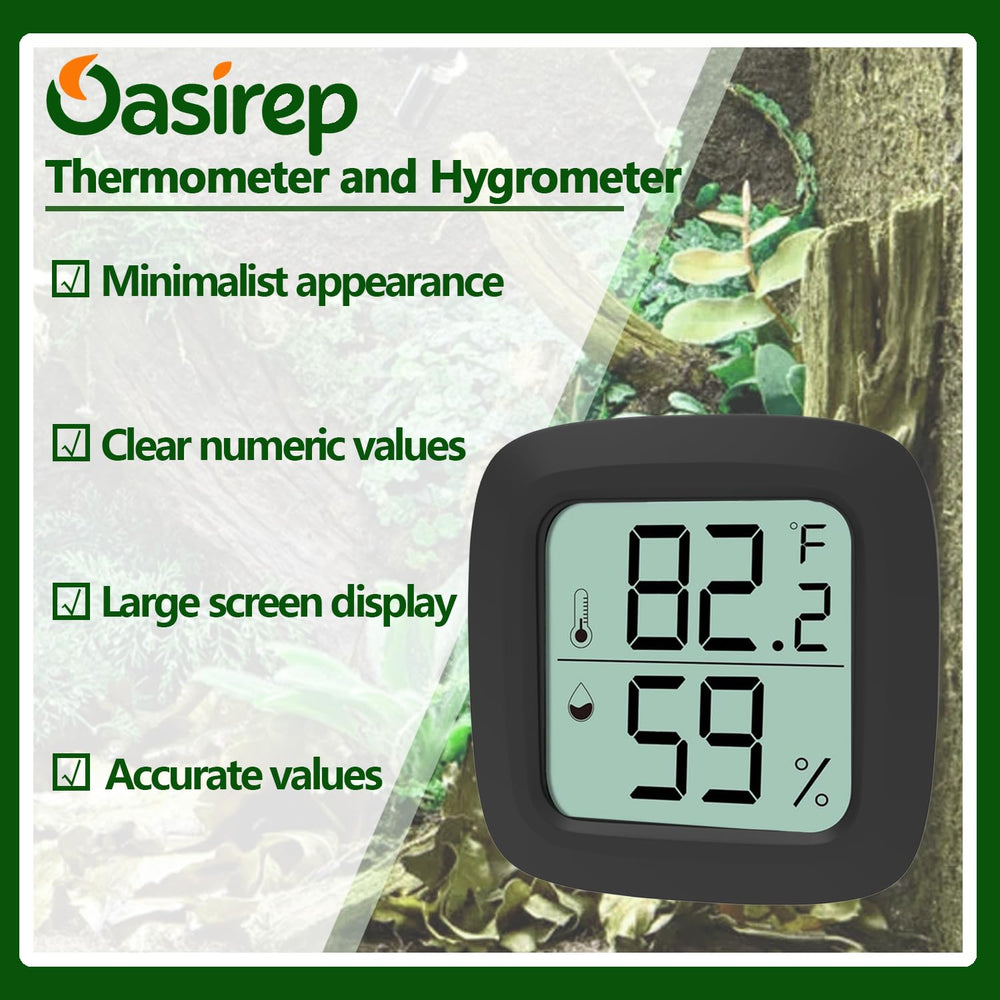 Oasirep fixation adhésive double-face installée sur paroi de terrarium pratique