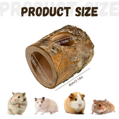 Obantrsz gros plan sur l'entrée circulaire, accès sûr pour hamster
