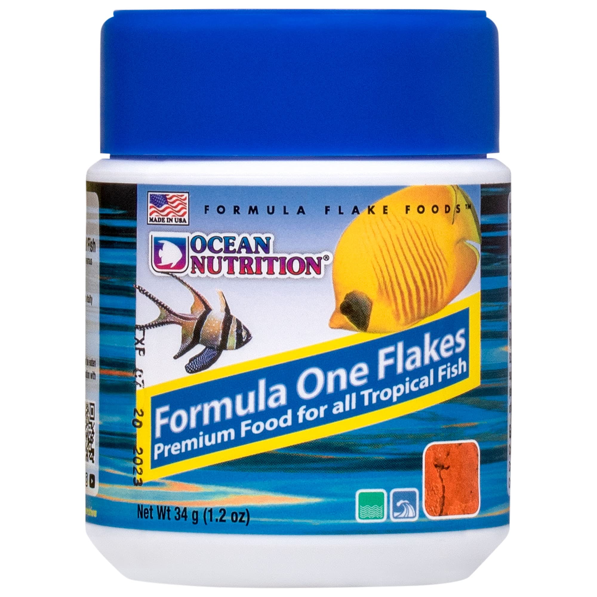 Ocean Nutrition flocons packaging recto montrant l'emballage et bénéfice conservation