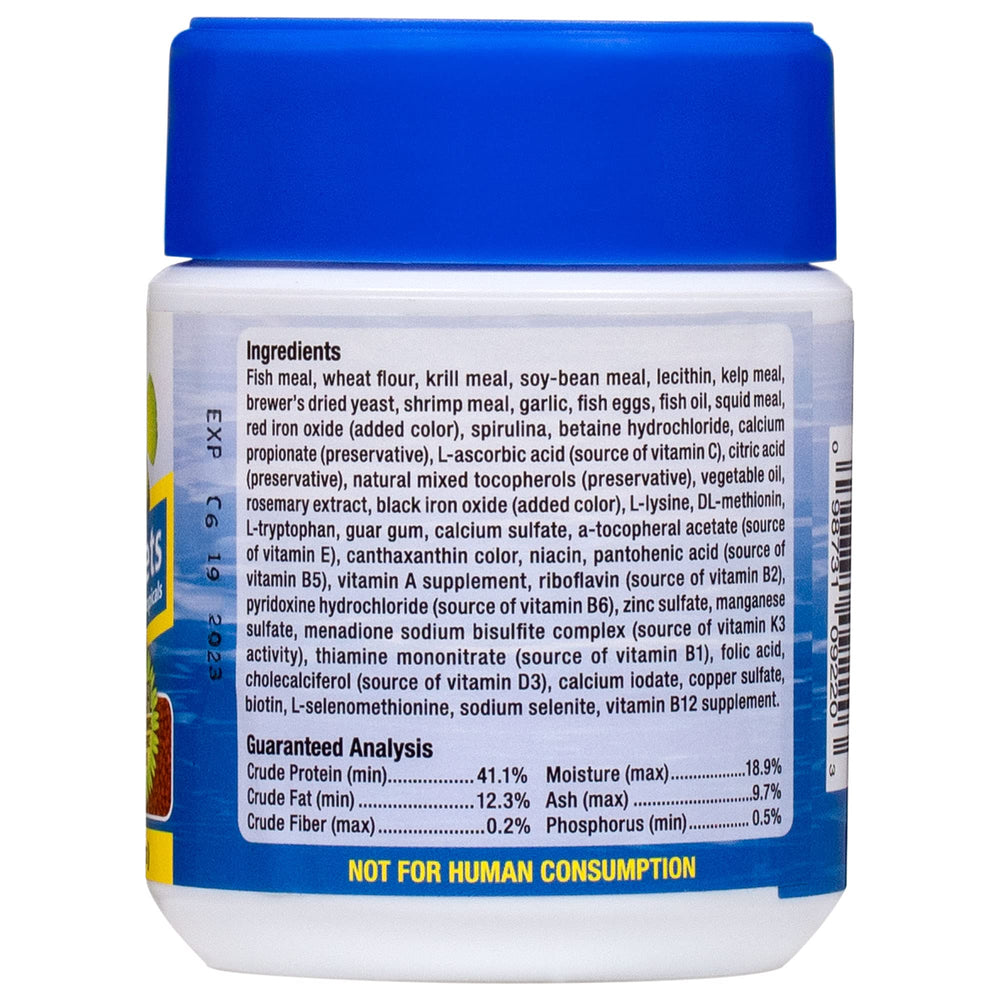 Ocean Nutrition granulés gros plan montrant texture humide appétente