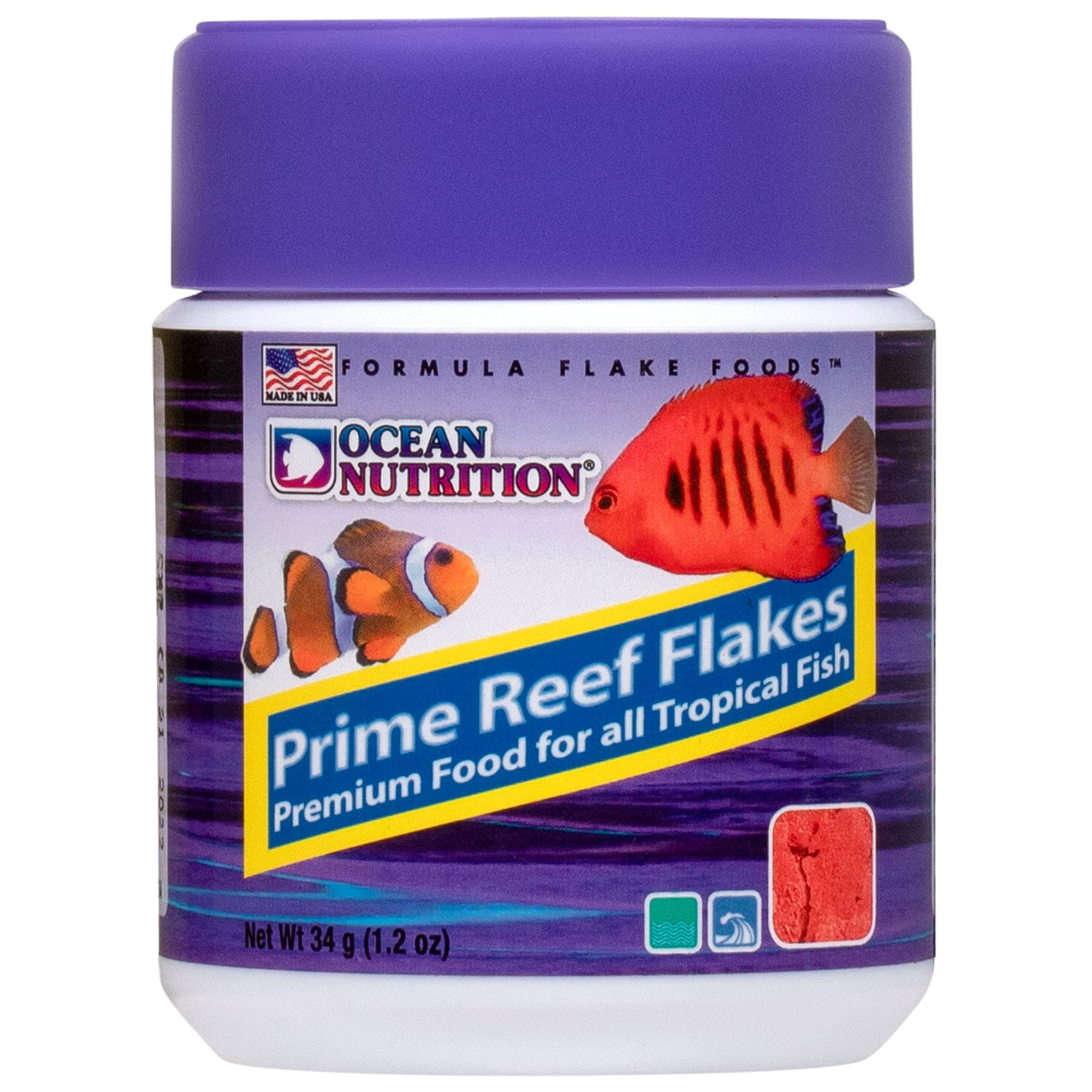 Ocean Nutrition étiquette lisible indiquant ingrédients et origine USA