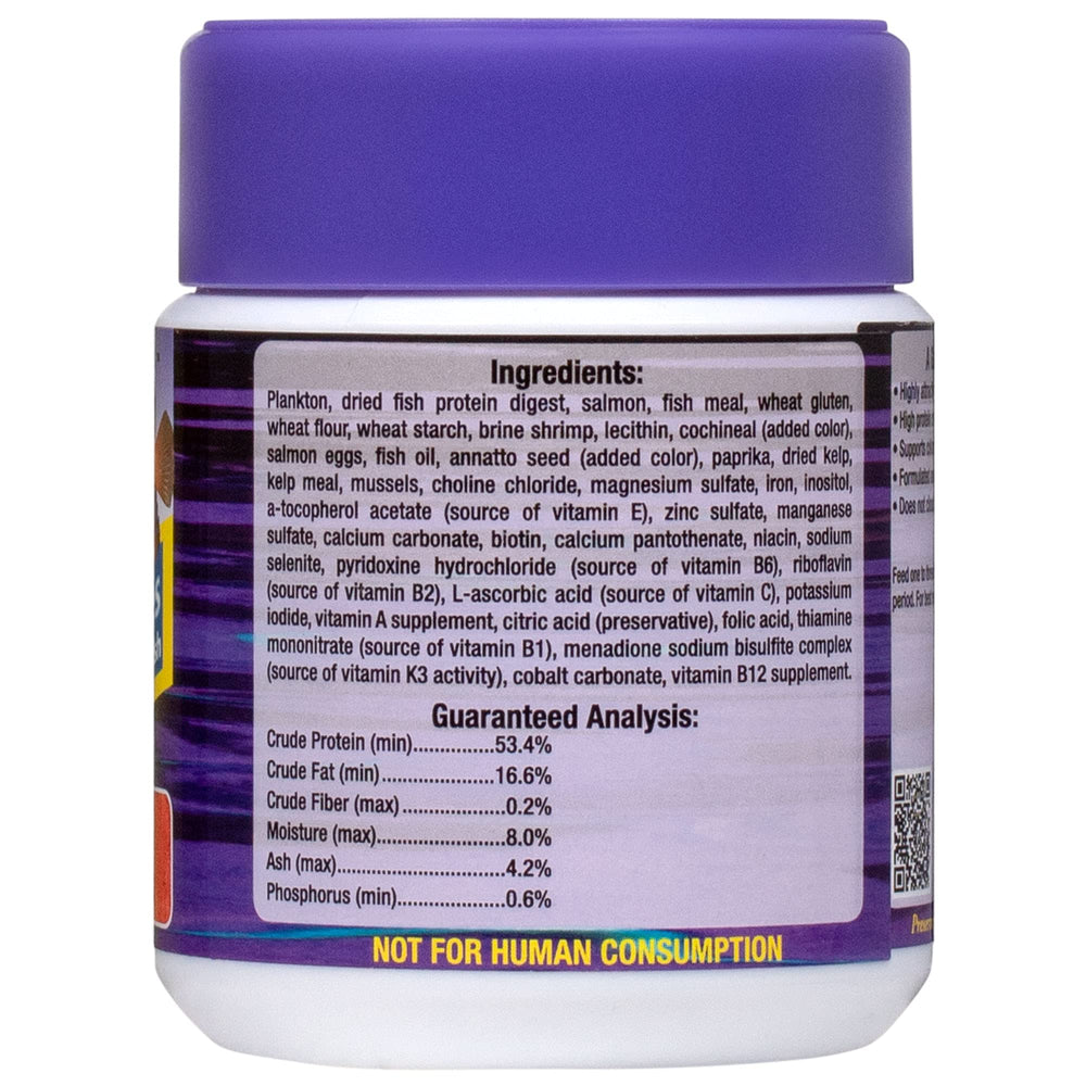 Ocean Nutrition gros plan sur flocons marins montrant texture appétente