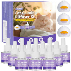 OcePor emballage complet montrant kit pour apaiser chat, solution pratique