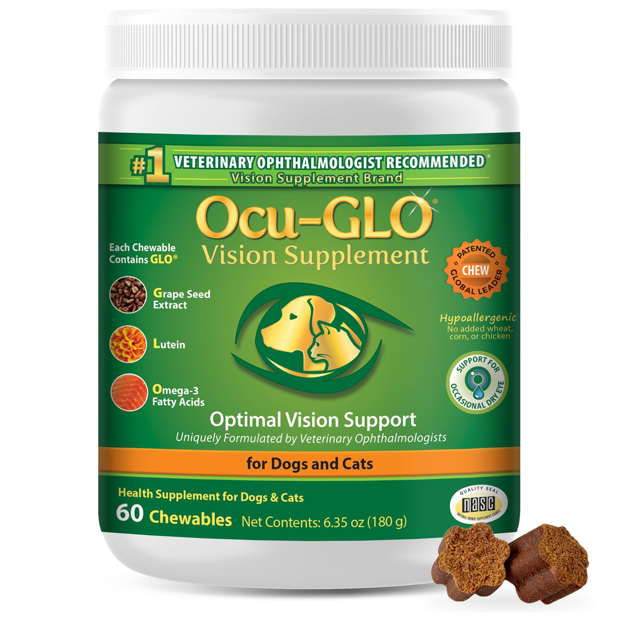 Ocu-GLO emballage avant montrant l’usage quotidien et la formulation