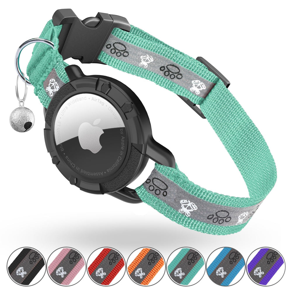 Odokele collier face avant montrant porte AirTag et confort