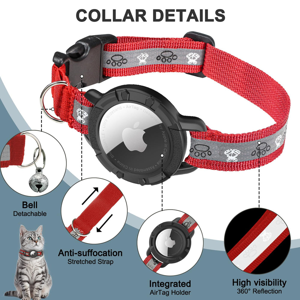 Odokele collier porté par chat extérieur pour repérage facile