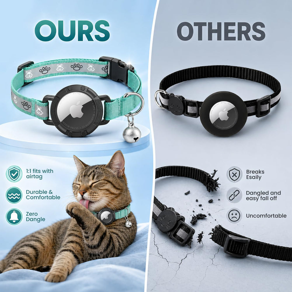 Odokele collier porté par chat illustrant confort et légèreté