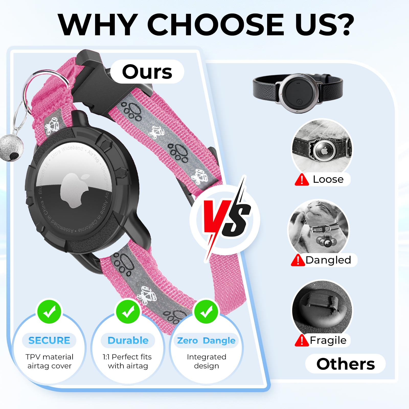 Odokele collier porté par chat montre ajustement et pratique