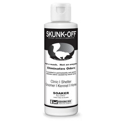 Odorcide Skunk Off flacon avant montrant l'étiquetage et l'usage professionnel