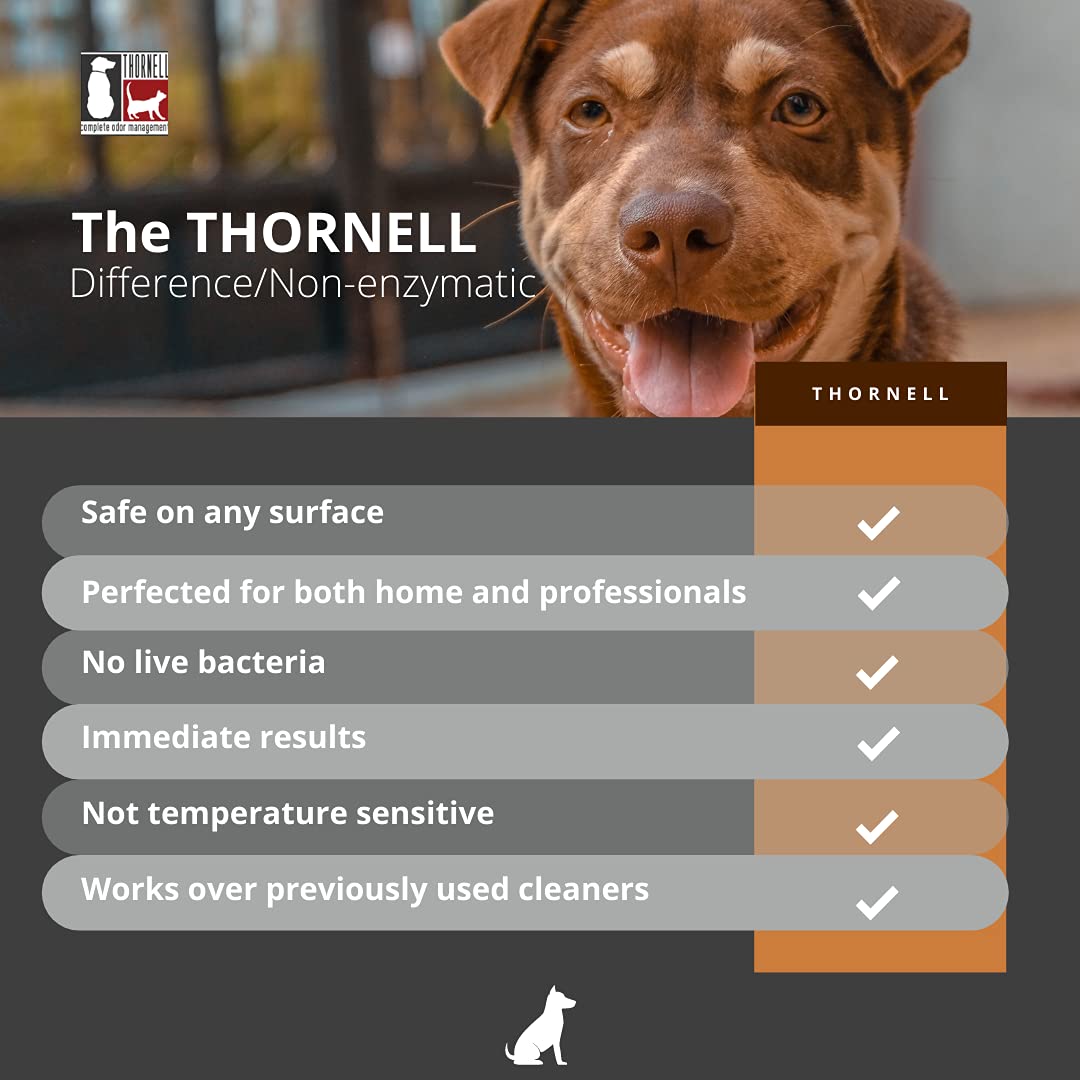 Odorcide Thornell étiquette détaillant dilution et instructions pour sécurité