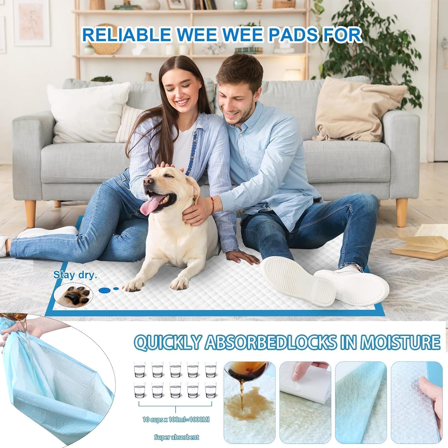 Odorless gros plan du noyau absorbant transformant liquide en gel, absorption rapide