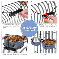 OFFKITSLY intérieur du bol montrant surface lisse facile à nettoyer