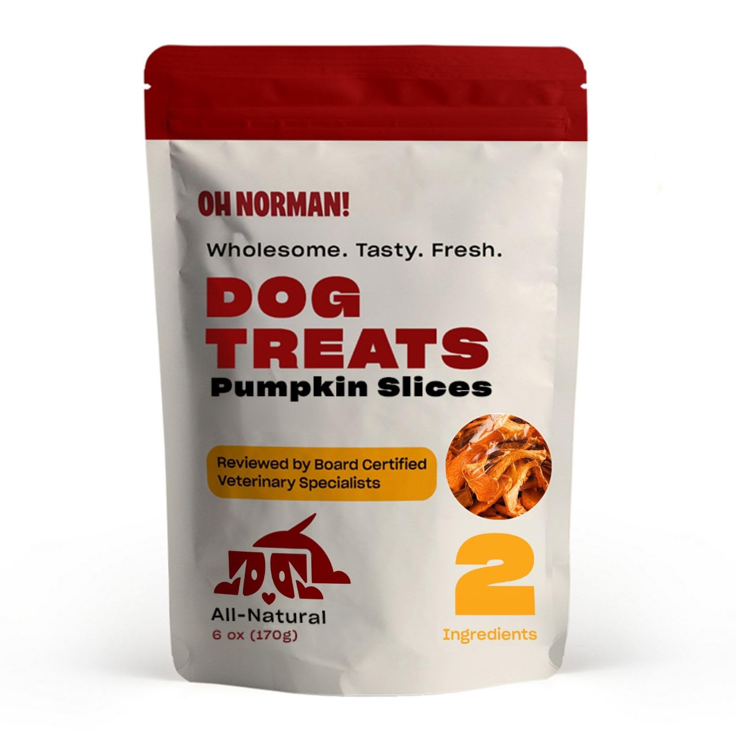 OH NORMAN! emballage face montrant le sachet et la marque, rassure sur l'origine