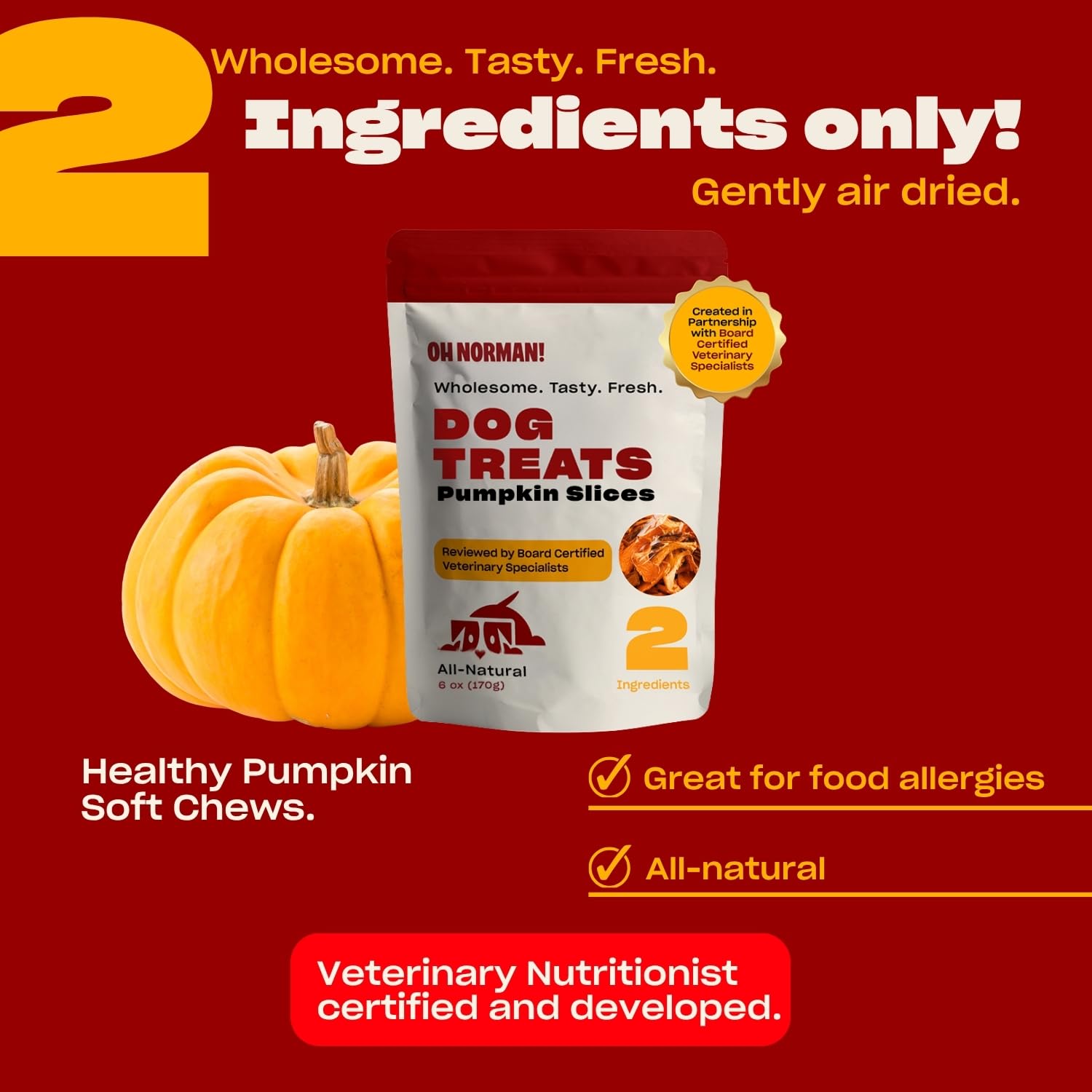 OH NORMAN! gros plan texture friandise souligne tendreté et digestibilité