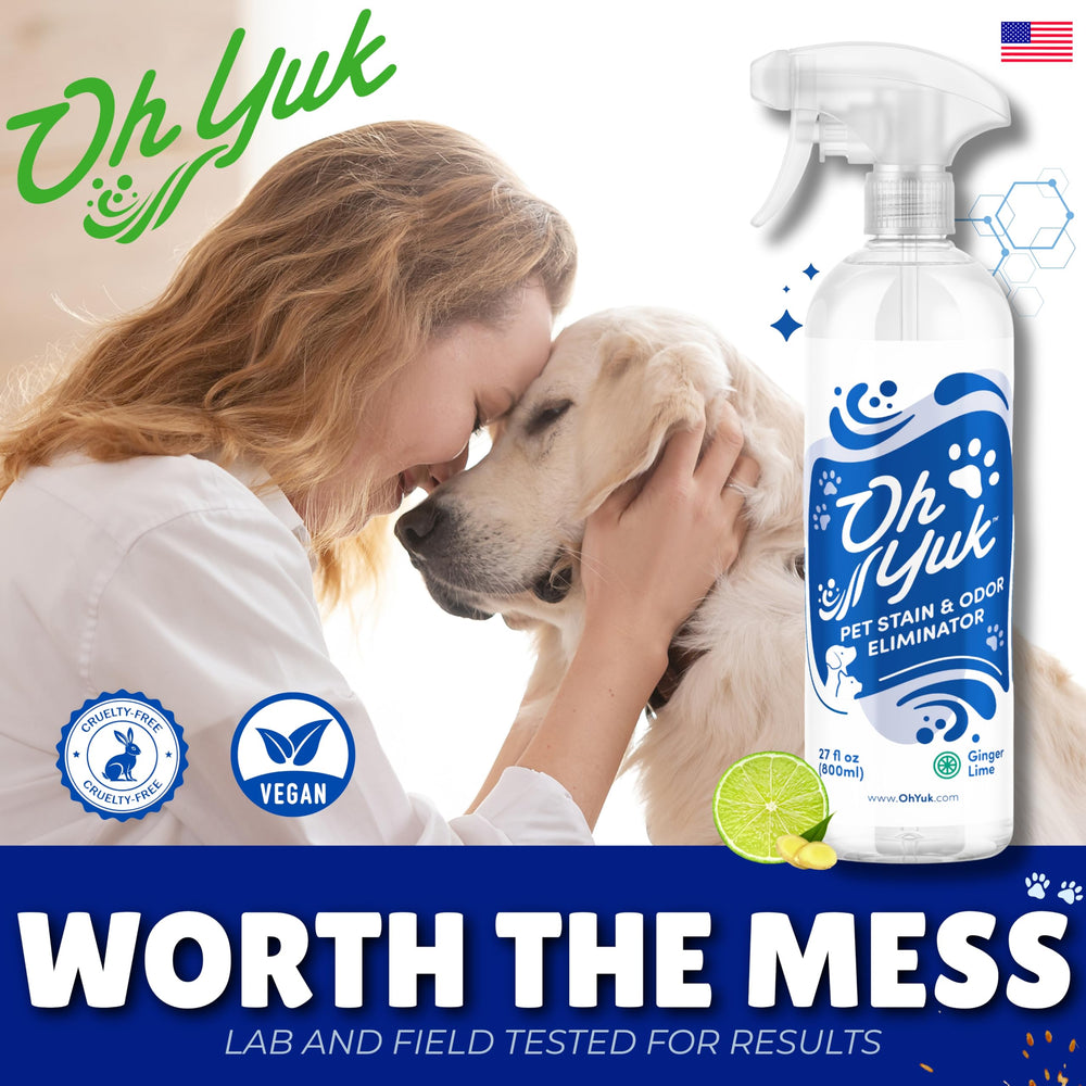Oh Yuk scène de vie salon propre montrant résultat frais durable