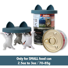 OHMO bouchon posé sur boîte 3oz en usage pour garder fraîcheur après repas