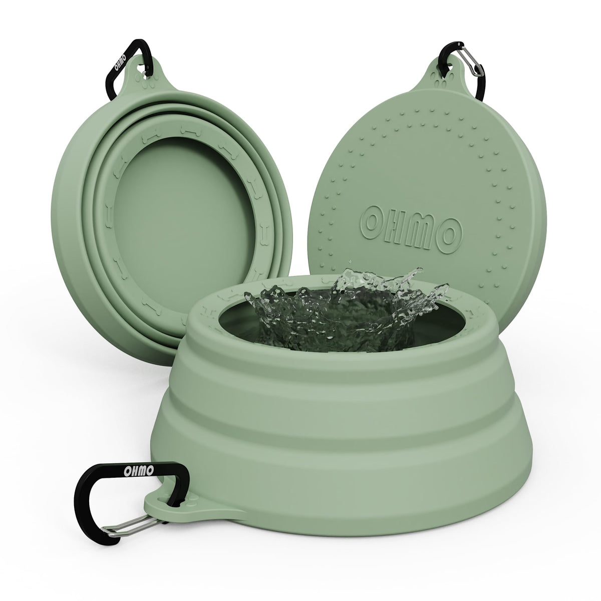 OHMO gamelle face avant montrant design stable et gain de place
