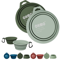 OHMO gamelle pliable face avant, compact et pratique pour voyage