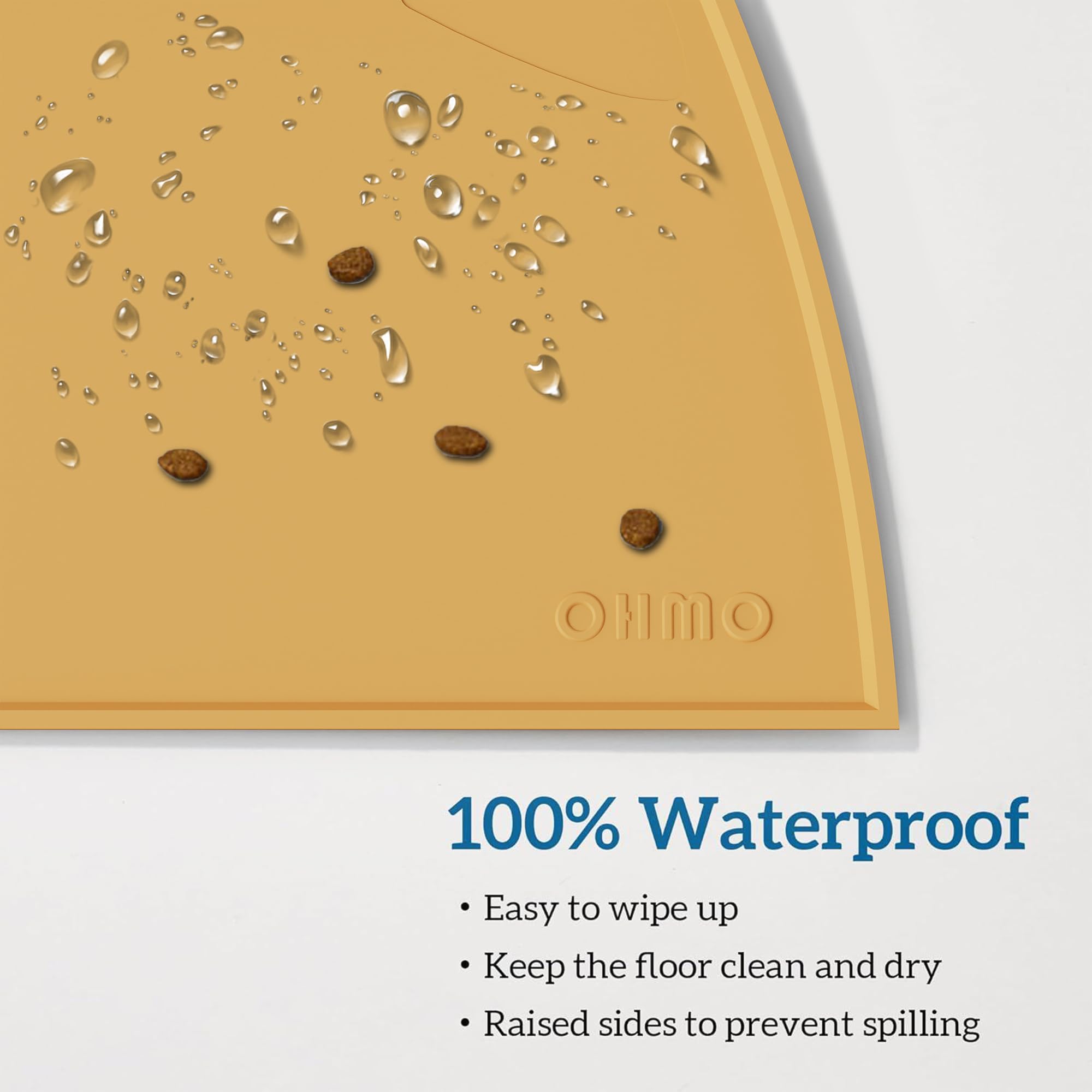 OHMO tapis à côté d'un bol pour comparaison de taille pratique Honey