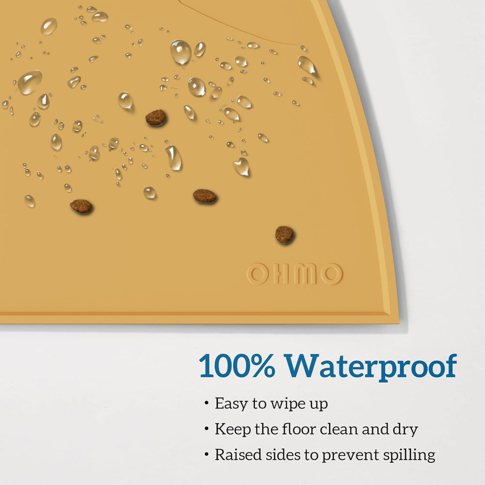 OHMO tapis à côté d'un bol pour comparaison de taille pratique Honey