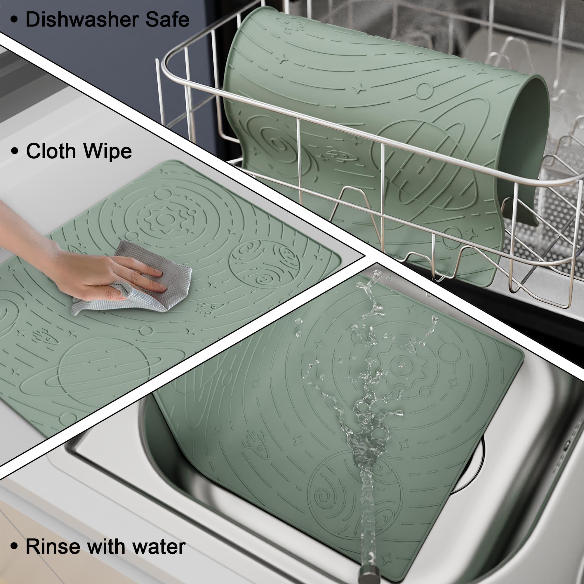 OHMO tapis à l’échelle illustrant dimensions adaptées animaux