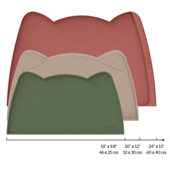 OHMO détail texture silicone, surface antidérapante facile à nettoyer