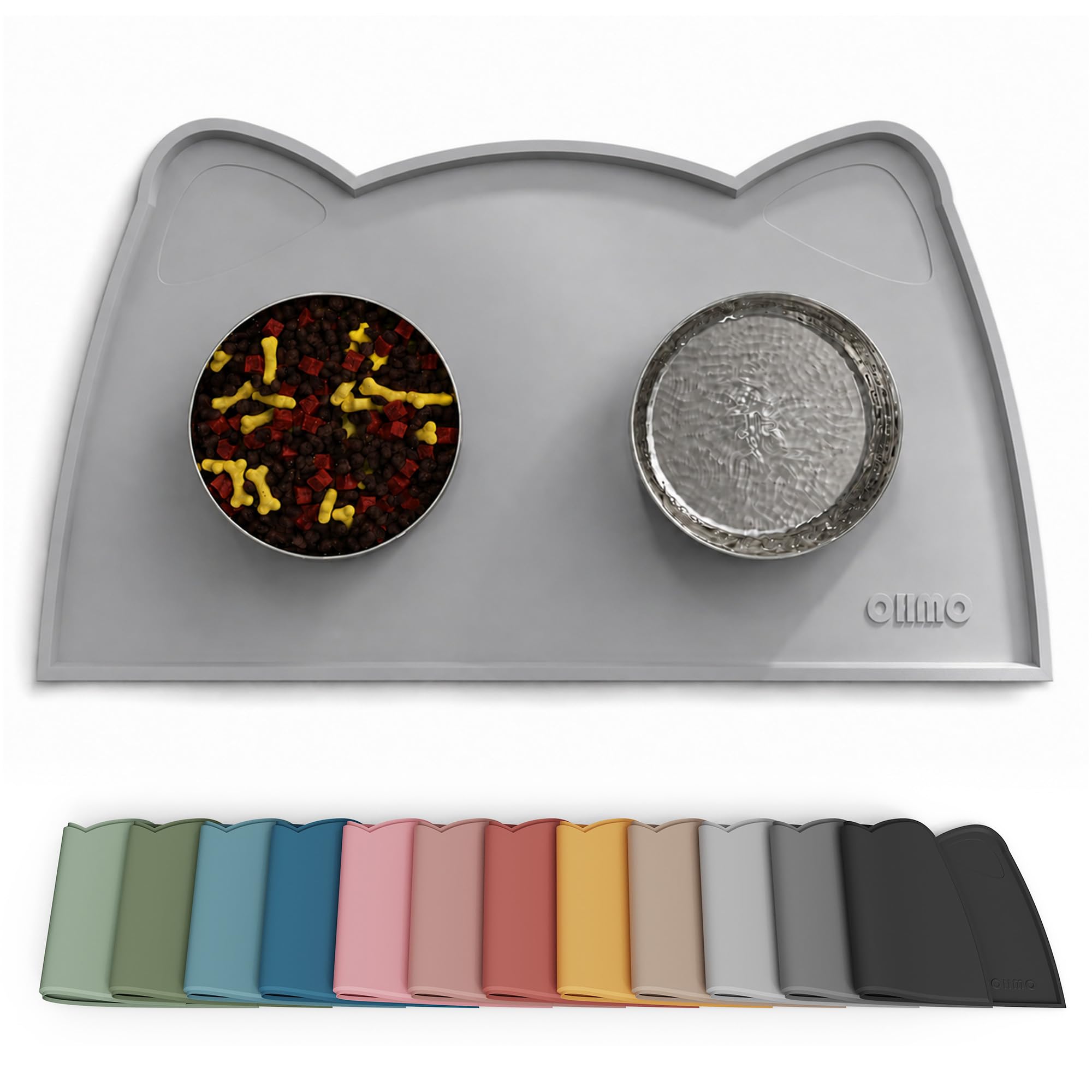 OHMO tapis face avant gris clair montrant protection des sols