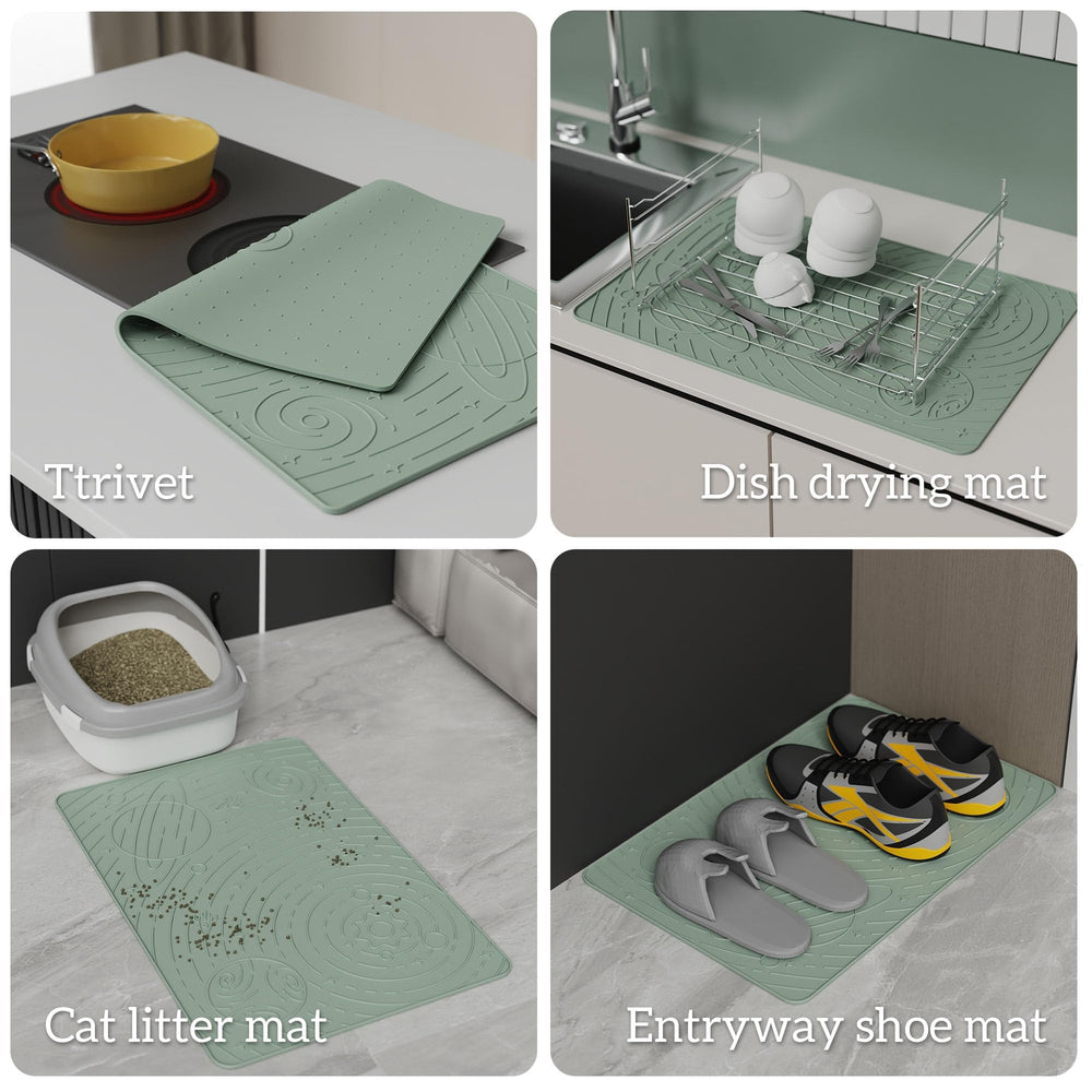 OHMO tapis installé dans salle à manger apporte style pratique