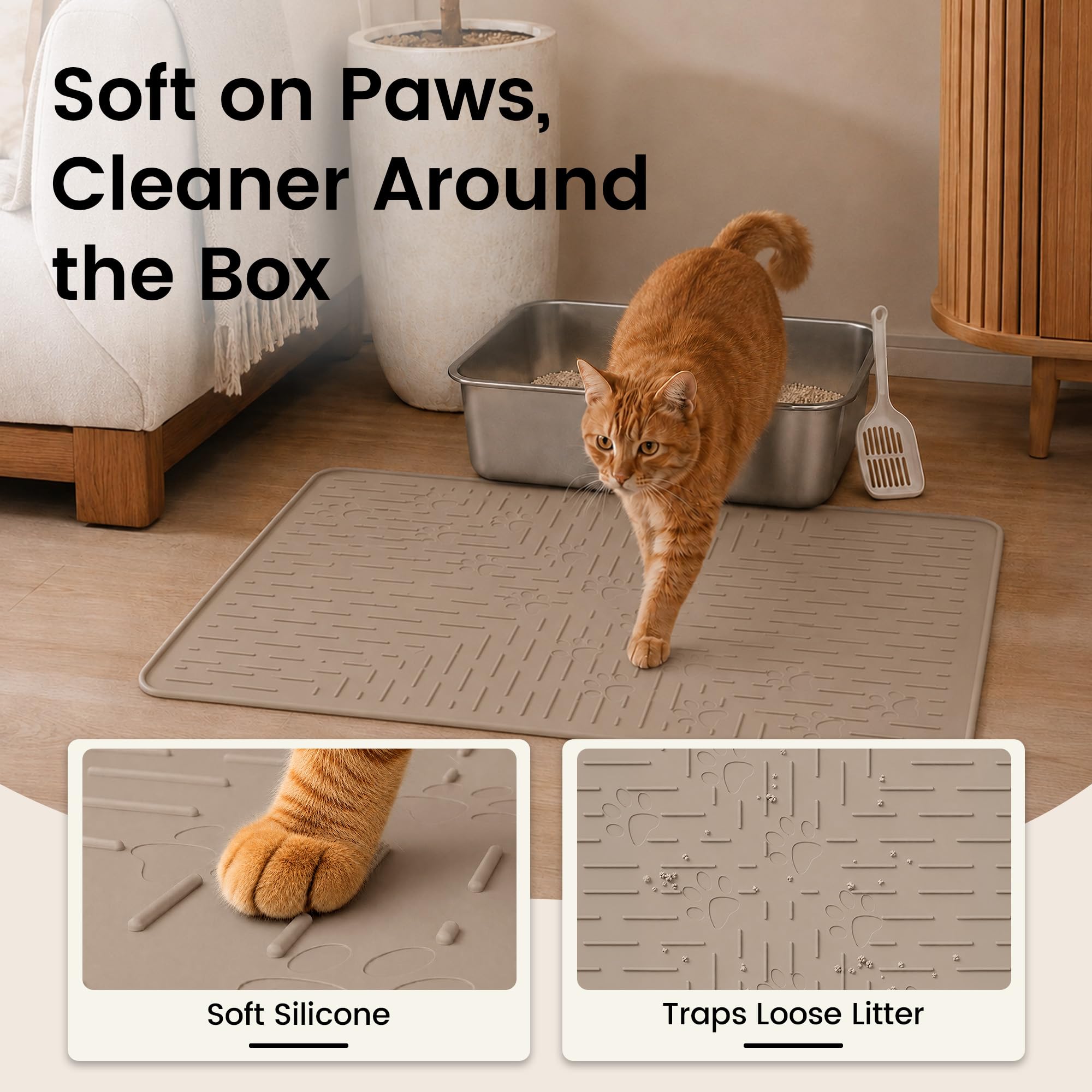 OHMO angle montrant rainures intérieures directionnelles anti-trace