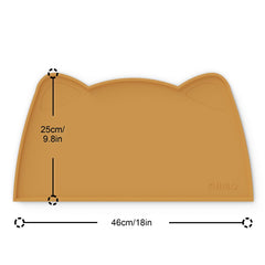 OHMO gros plan texture silicone Honey sûr et facile à nettoyer pour animaux