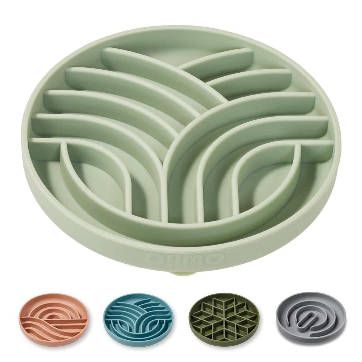 OHMO gamelle Tree of Life face avant montrant le design et couleur sauge, sécurité pour repas