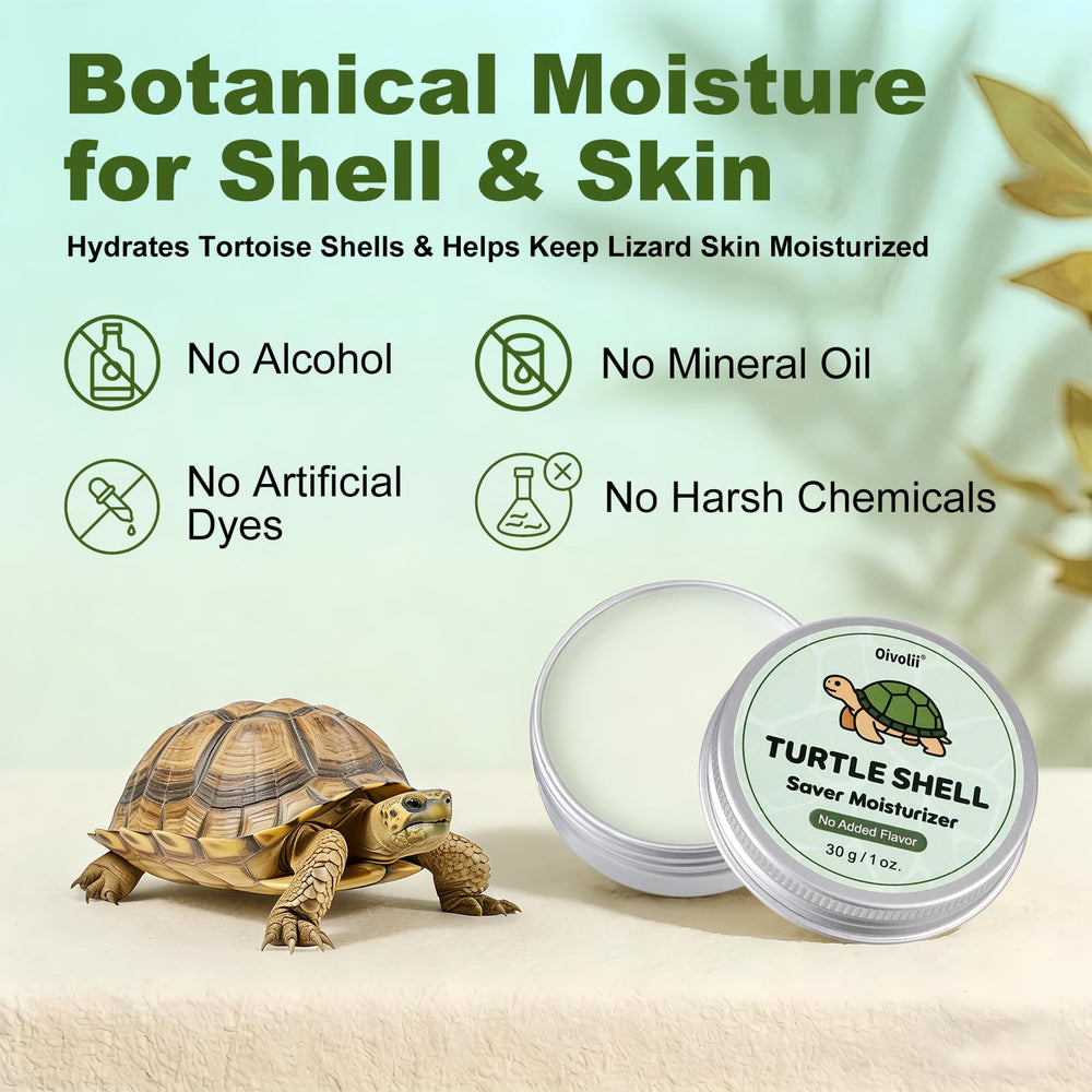 Baume Oivolii appliqué sur peau de dragon barbu pour hydratation légère