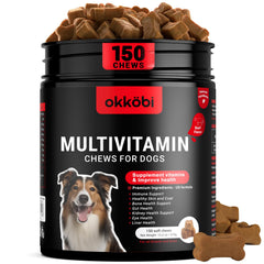OKKÖBI emballage avant montrant 150 chews et bénéfice praticité