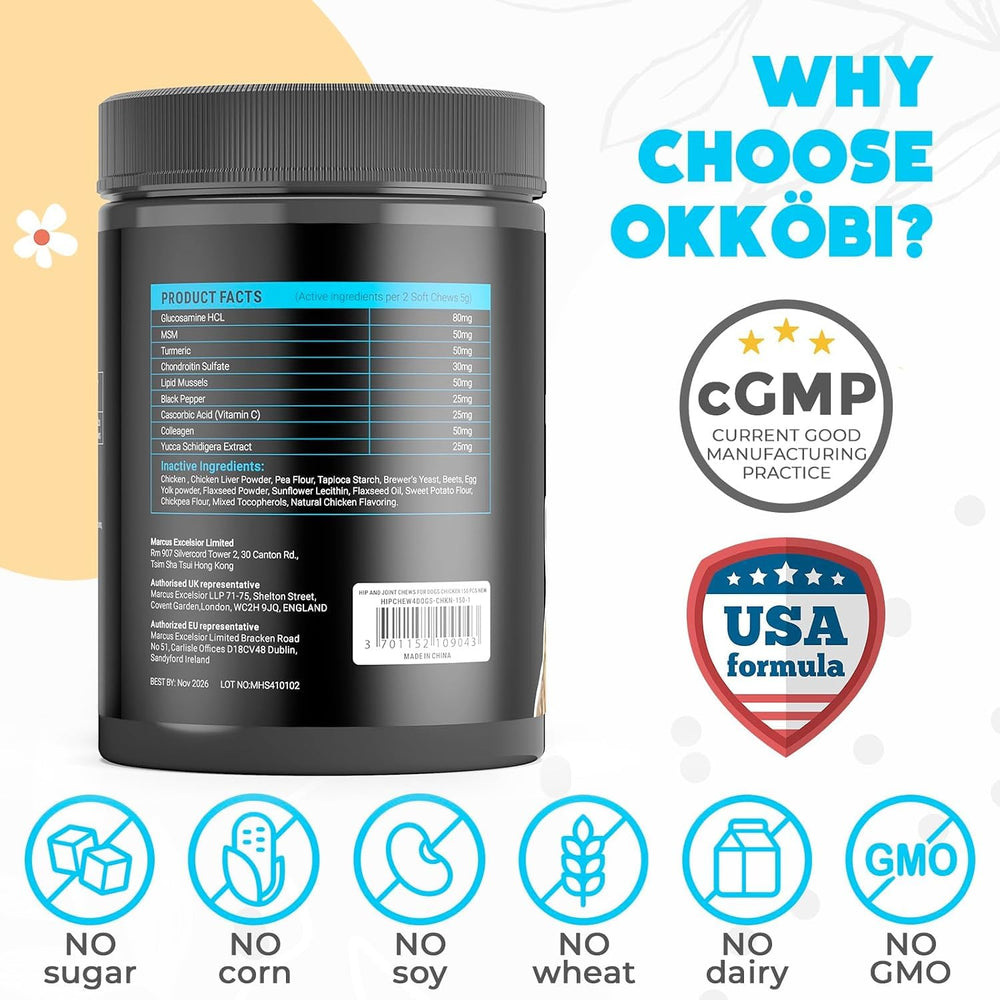 OKKÖBI comparaison taille dans la main pour dosage ajusté