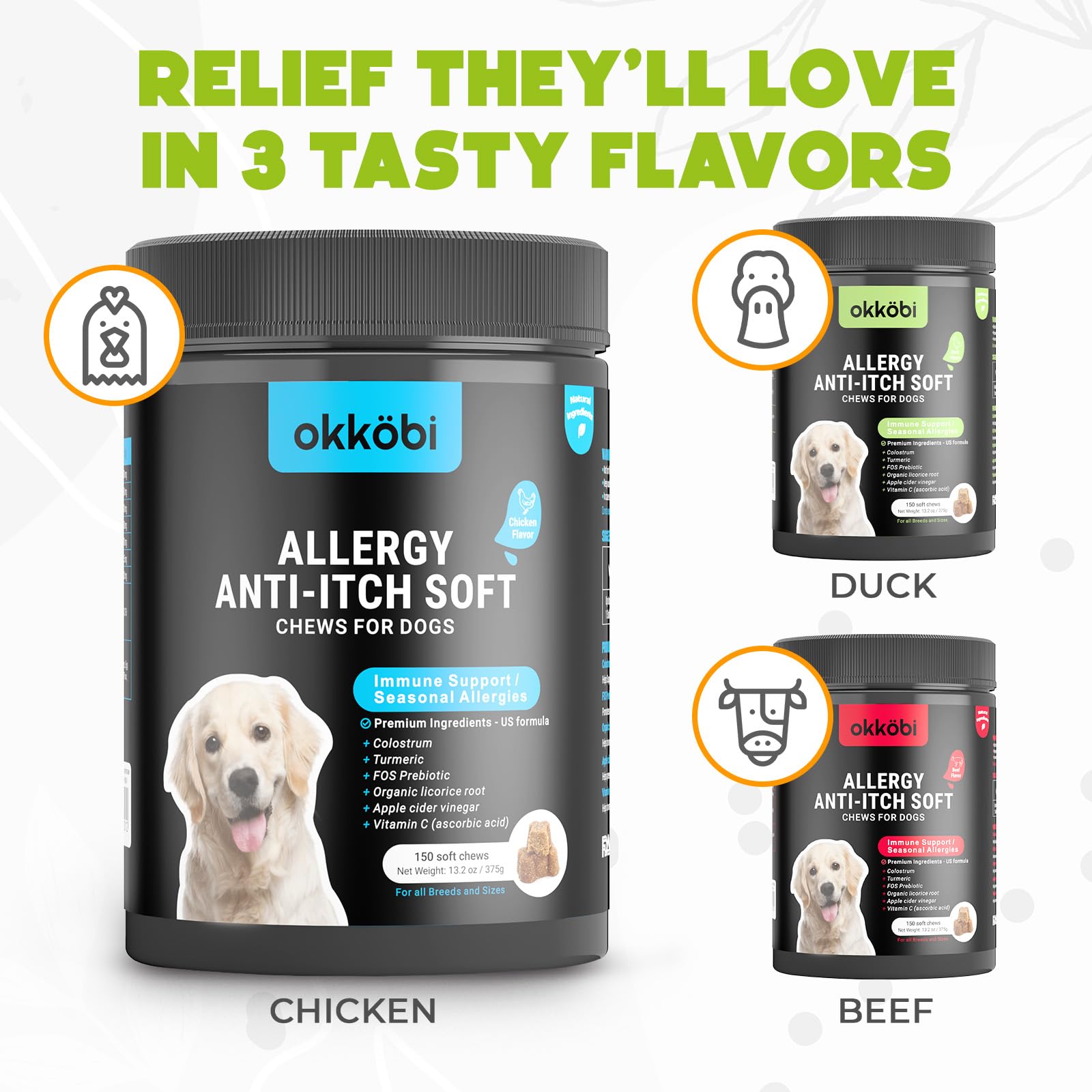 OKKÖBI emballage ouvert montrant chews, conservation pratique