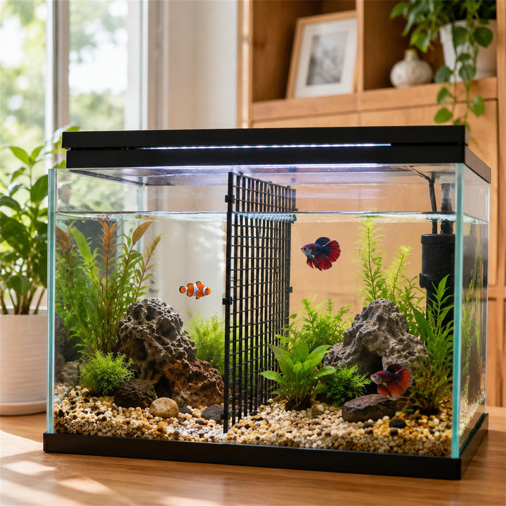 Okllen grille servant de support pour plantes aquatiques et décor stable