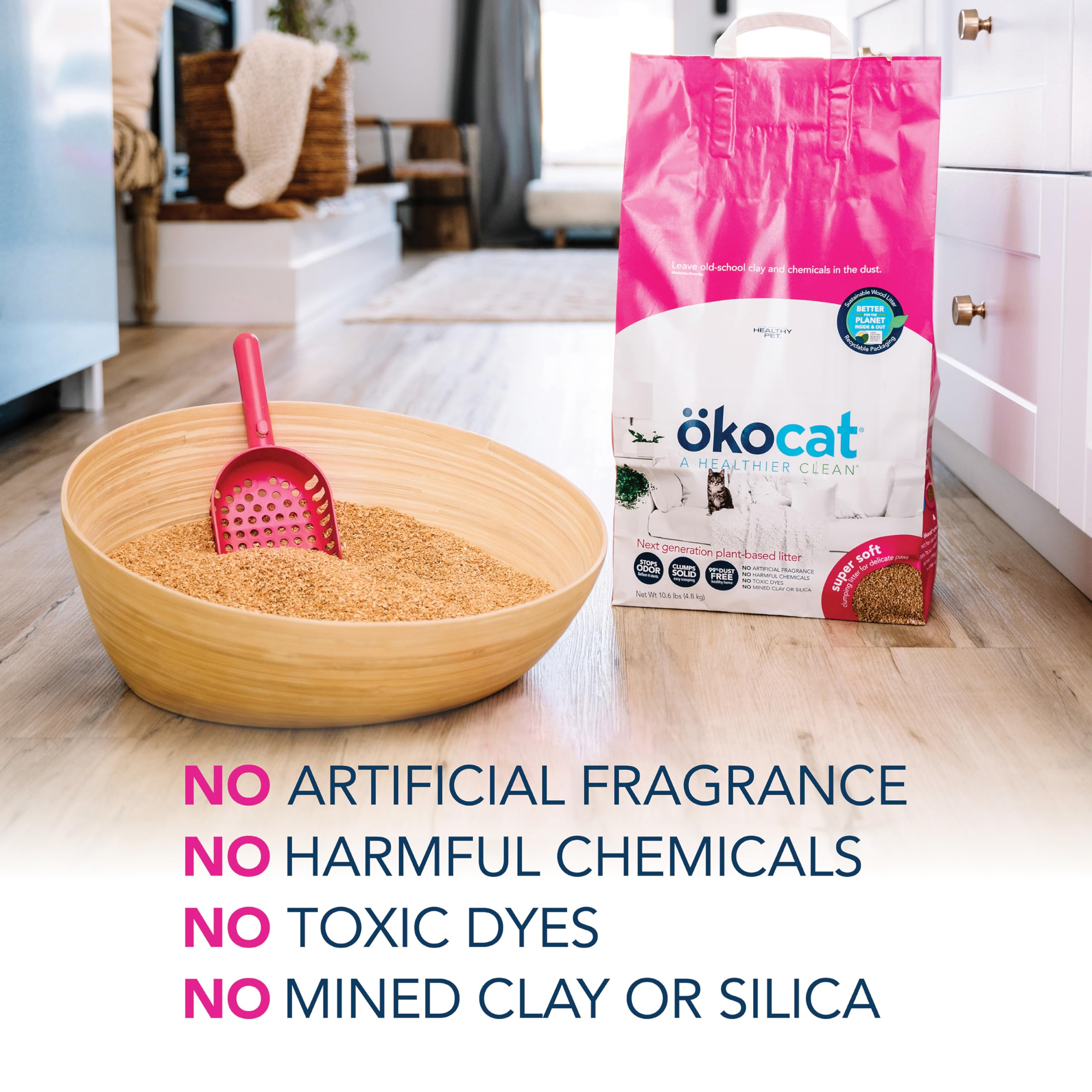 ÖKOCAT résidus compostables illustrant avantage écologique
