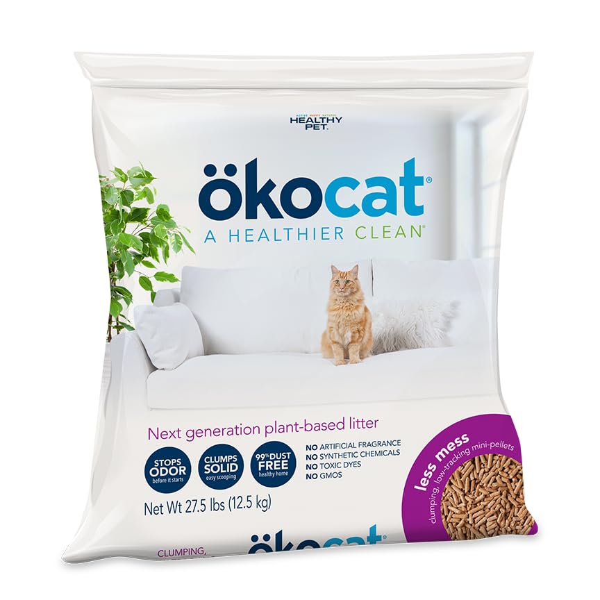 ÖKOCAT emballage face avant montrant format 27,5 lb et avantage écologique