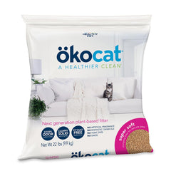 ÖKOCAT paquet avant montrant l'emballage recyclable et facilité de transport