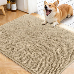 Tapis OLANLY face avant en chenille absorbante protège sols