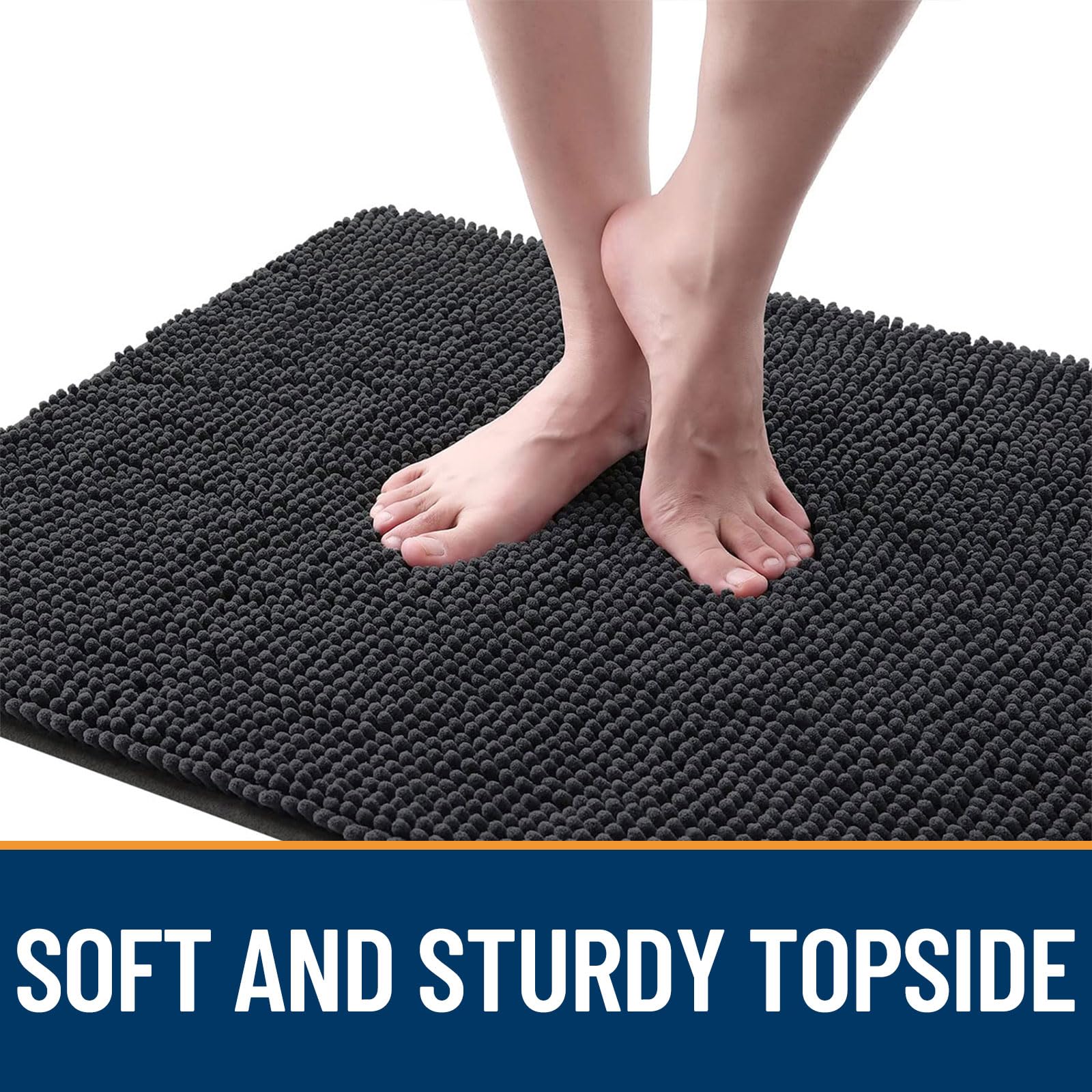 OLANLY tapis en usage à l'entrée empêchant pattes boueuses d'entrer