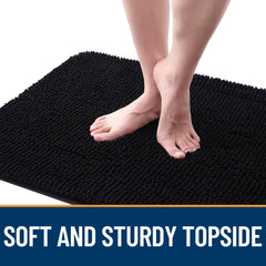 OLANLY tapis en usage avec chien séchant pattes et retenant boue