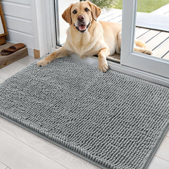 OLANLY vue face avant du tapis protège sols et accueille l'animal