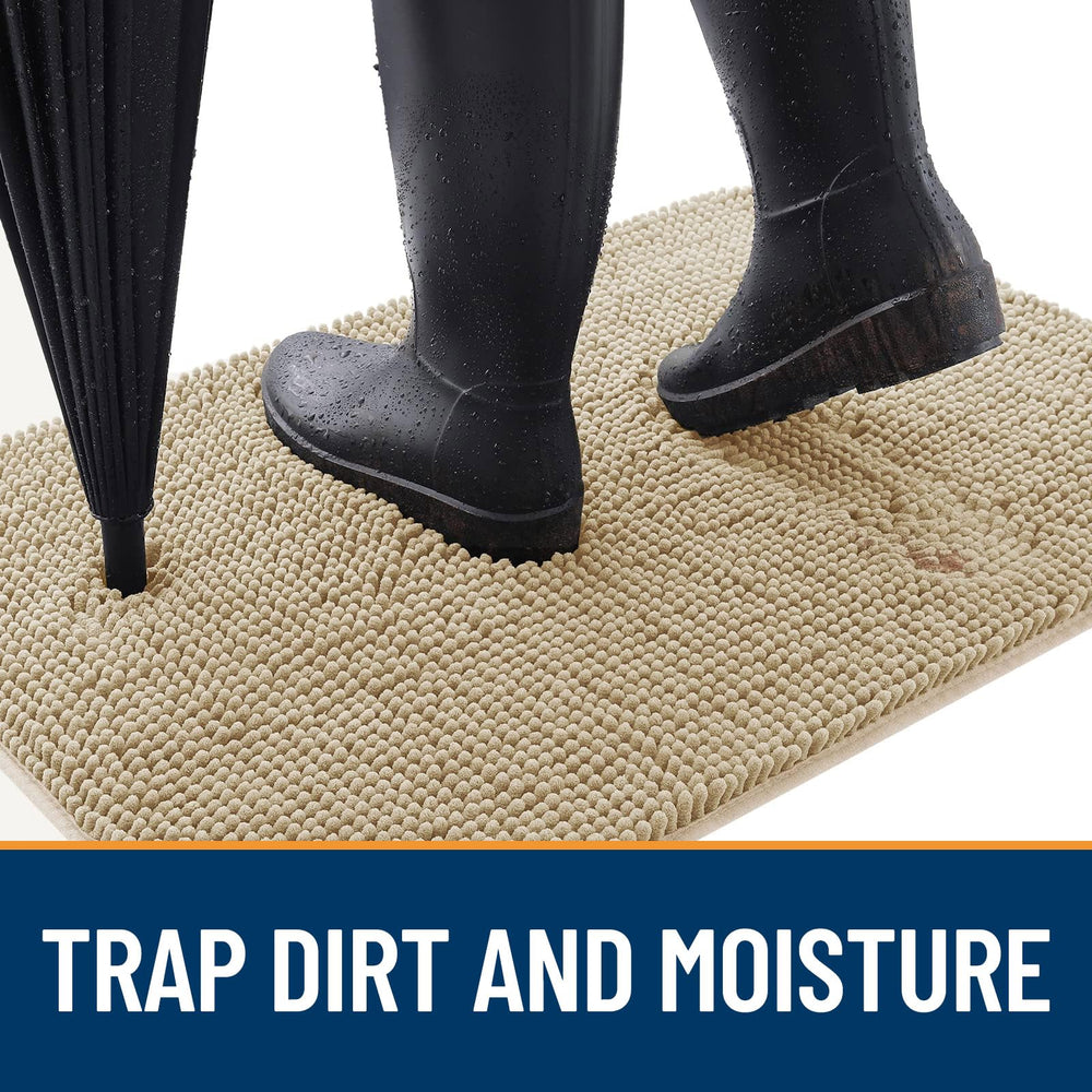Gros plan des fibres en chenille OLANLY, douceur et haute absorption