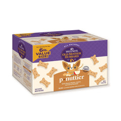 Old Mother Hubbard boîte face montrant format 6 lb et convivialité