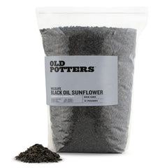 Old Potters sac 12 lb montrant emballage et marque, idéal pour alimentation aviaire