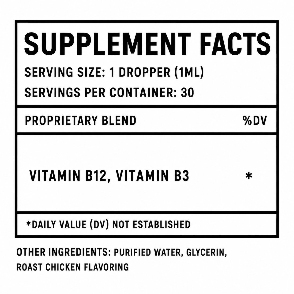 Oliver & Co. gouttes et compte-gouttes pour dosage précis et absorption rapide